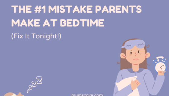 parents struggling to have a good sleep during bedtime.