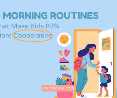 Mum happy with her kid after following a morning routine that makes kids cooperate