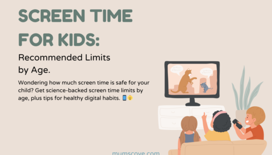 Child using tablet with timer—healthy screen time limits for kids